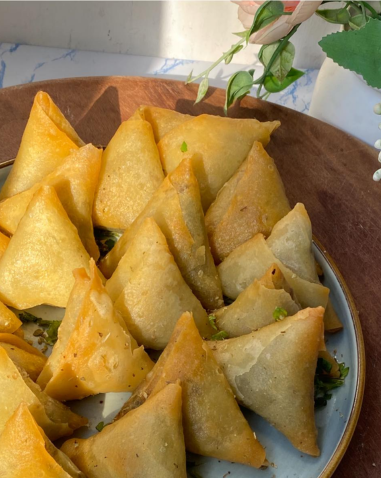 Chamussas de Carne Moída